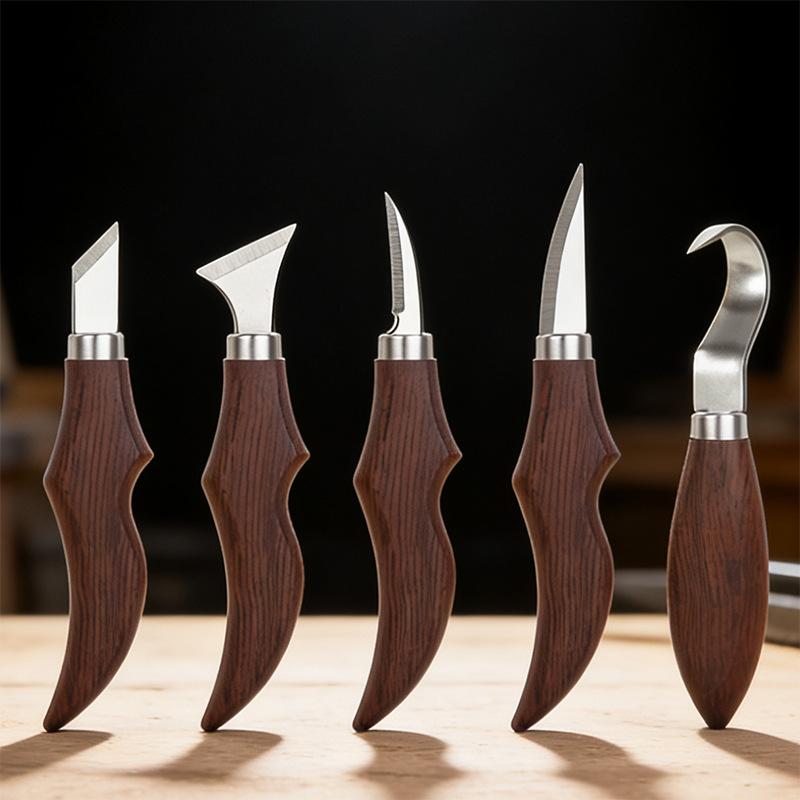 مجموعة سكاكين نحت الخشب مكونة  - مراجعة Craft Knife Set وسعره
