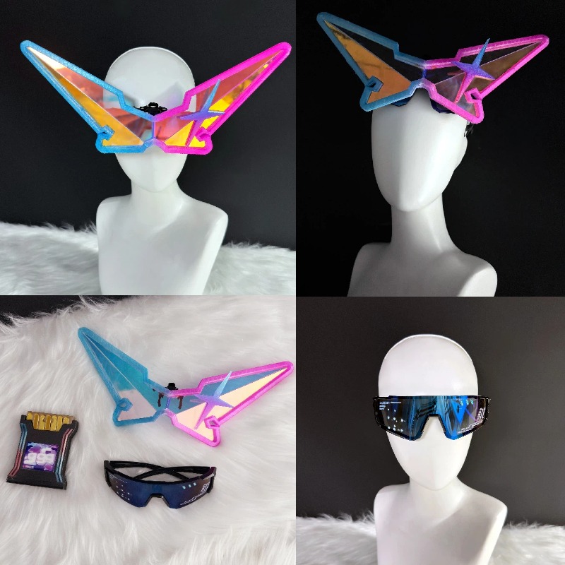 مجموعة نظارات ملونة لشخصية سيل - مراجعة Prop Para Cosplay وسعره